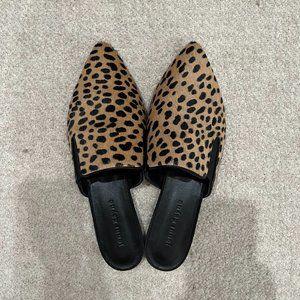 Jenni Kayne Cheetah Pony Hair Mule
